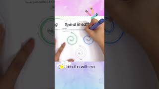 Spiral Interactive Breathing Technique For Kids  Trace Along Mindfulness For Kids calmtime [upl. by Jemy]