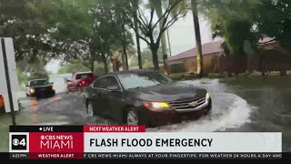 Flash flood emergency in Miami Gardens [upl. by Akeihsat]