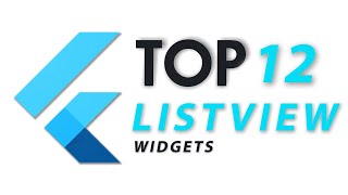 TOP 12 ListView Widgets  Flutter Tutorial [upl. by Adhamh251]