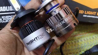 NightEye Vs AuxBeam  Best Headlight [upl. by Nauwtna]