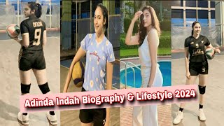 Vollyboll Player Adinda Indah Lifestyle 2024  Biography  ThePast [upl. by Nyl724]