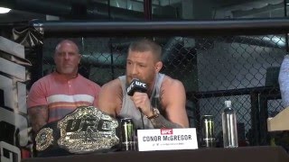 UFC 196 Conor McGregor Vs Nate Diaz Full Press Conference [upl. by Cilo]