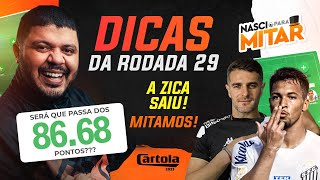 DICAS RODADA 29  CARTOLA FC 2023  RODADA 29 [upl. by Darbee]