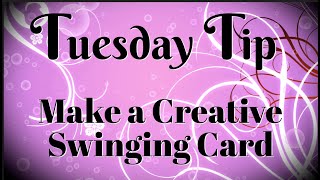 How to Use Dies to Make a Creative Swinging Card [upl. by Ing]