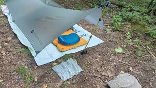 Review and First impression of Gossamer Gear Solo Tarp [upl. by Eadwine]