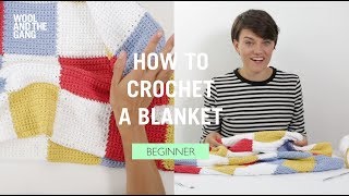 How To Crochet a Blanket [upl. by Ahsika]