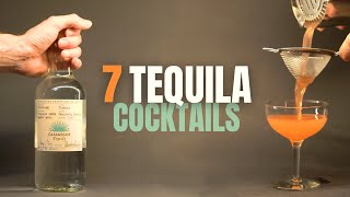 7 Easy Tequila Cocktail Recipes to Make at Home  Tequila Drinks for Beginners [upl. by Ahsikal620]