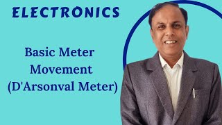 Sl 21 Basic Meter Movement DArsonaval Meter  Electronics  Niteen Mohod [upl. by Ennahgiel]