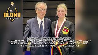 The Blond Samurai Melissa Schmeichel wins her 3rd Worldchampion Title in Japan [upl. by Haynor]