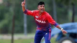 fastest 100 wickets in ODI history Sandip Lamichane🇳🇵🇳🇵 [upl. by Norha]