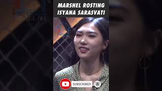 ISYANA SARASVATI Di Roasting MARSHEL WIDIANTO  Standup Comedy shorts [upl. by Eimmij9]