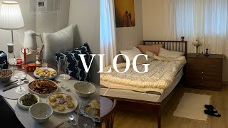 VLOG 자취브이로그 🏠  6평 집들이 택배 언박싱 운동 베이킹 스콘 만들기 직장인 퇴근 후 일상 [upl. by Abad]