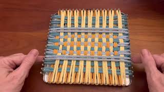 3layer warping a potholder loom [upl. by Tloc]