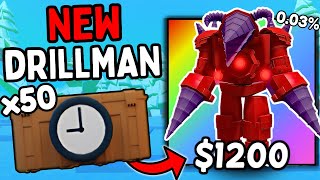 I GOT THE NEW ULTIMATE TITAN DRILLMAN [upl. by Idisahc]