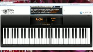 Marsz marsz Polonia  Virtual Piano [upl. by Aicercal]