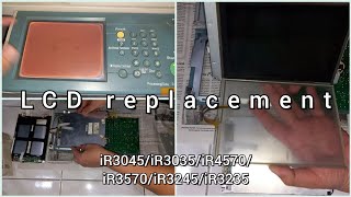 Canon IR copier LCD replacement [upl. by Mike]