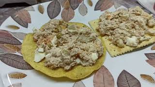 Cómo hacer tostadas de atún con huevo y verduras deliciosas [upl. by Marb859]