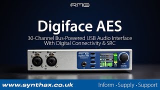 RME Digiface AES Overview  30Channel BusPowered USB Interface With Digital Connectivity and SRC [upl. by Refinaj]