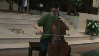 Cello excerpt from Brahms Symphony 2 2nd Movement Roric Cunningham [upl. by Akived861]