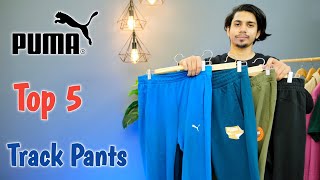 PUMA Top 5 Track Pants  Puma Track Pants Review  Puma Track Pants Haul Best Puma Track Pants haul [upl. by Twitt]