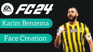 EA Sports FC 24 Karim Benzema Face CreationPS4 PS5 XBOX ONE XBOX SERIES X  by ML Face Creation [upl. by Zavala]