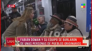 FABIÁN DOMAN y su EQUIPO se BURLARON de personas de PUEBLOS ORIGINARIOS [upl. by Ynohtna]