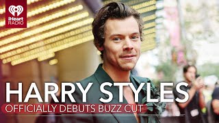 Harry Styles Officially Debuts Buzz Cut While Launching New Fragrance  Fast Facts [upl. by Whiting]