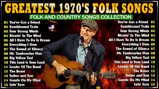 Top 100 Old Folk Songs  Greatest 1970s Folk Songs  70s Folk Music Hits Playlist [upl. by Sine]