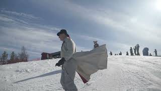 Långfredag med folkdräkter och Railjam i Järvsöbacken [upl. by Ashwell652]