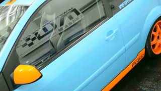 Fiesta ST Gulf Racing livery  Car Wrap Southampton  Monsterwraps [upl. by Sung]