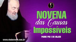 19 NOVENA DAS CAUSAS IMPOSSÍVEIS COM PADRE PIO [upl. by Enoryt988]