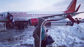 Srinagar Airport Kashmir Travelwithvidushi [upl. by Bywoods]