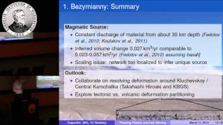 Ronni Grapenthin quotPlumbing Plumes and Early Warning GPS near Volcanoes and Fault Zonesquot [upl. by Aryc849]