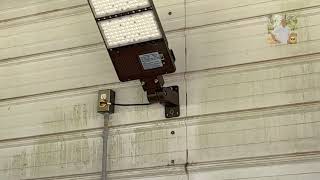 LED Outdoor Light for Shed Shop Courts Driveways Powerful wired light [upl. by Julieta200]