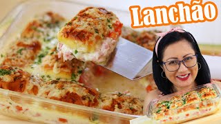 LANCHE DE FORNO SIMPLES E FÁCIL AS CRIANÇAS AMAM  RECEITA PRÁTICA DE FERIAS  Dika da Naka [upl. by Varin]