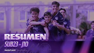 RESUMEN Mazatlán FC vs Club Tigres  Sub23  J10  A23 [upl. by Alden993]