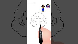 How to Draw Mirabel from Encanto Shorts drawingtutorial drawingforkids chuchutv drawingshorts [upl. by Riedel]