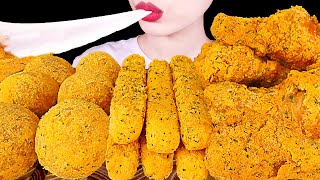 ASMR MUKBANG｜FRIED CHICKEN CHEESE BALL CHEESE STICK BBURINKLE 뿌링클 치킨 치즈스틱 치즈볼 EATING SOUNDS 먹방 [upl. by Stutzman]