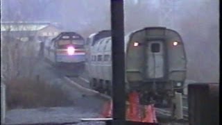 Amtrak in Upstate NY 2000  Part 2 [upl. by Adao601]