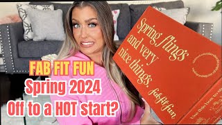 FAB FIT FUN SPRING 2024 BOX  FAB FIT FUN FUN OR FLOP  HOTMESS MOMMA MD [upl. by Siulegroj]