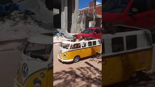 Family rides minibus in Arniqueira Brazil [upl. by Ashien698]