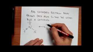 Lewis dot structure of the nitrate ion NO3 [upl. by Nonad]