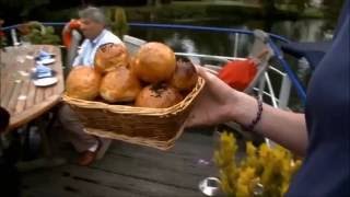 Dining aboard a Hotel Barge  Gastronomic Cuisine Fine Wines and Delicious Cheeses [upl. by Alvy]