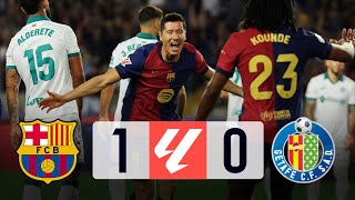 BARCELONA VS GETAFE 10 LA LIGA 2024  MATCH REVIEW  SZCZESNY NEWS [upl. by Hackney]