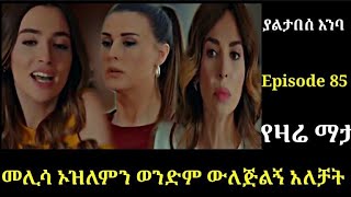 yaltabese enba Episode 85 ያልታበሰ እንባ ክፍል 85 መሊሳ ኦዝለምን ወንድም ዉለጅልኝ አለቻት Atronos [upl. by Culberson]