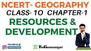 Resources amp DevelopmentNCERT Geography Chapter 1Class 10 [upl. by Politi]