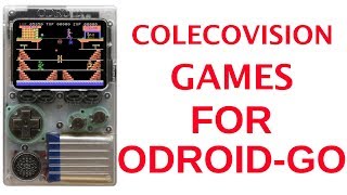 Odroid GO  Colecovision Games [upl. by Attelocin59]