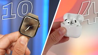 Jai pris en main les nouveaux AirPods 4 et Apple Watch Series 10 [upl. by Ahsaetan]