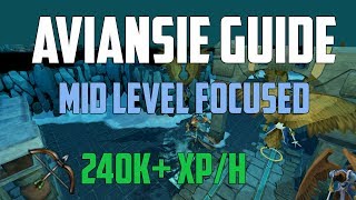 Runescape 3  Aviansies guide  240400k XPh Midlevel [upl. by Ytomit]