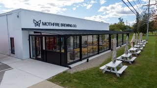 Stoett Retractable Vinyl Patio Screens at Mothfire Brewing Co [upl. by Yoc]